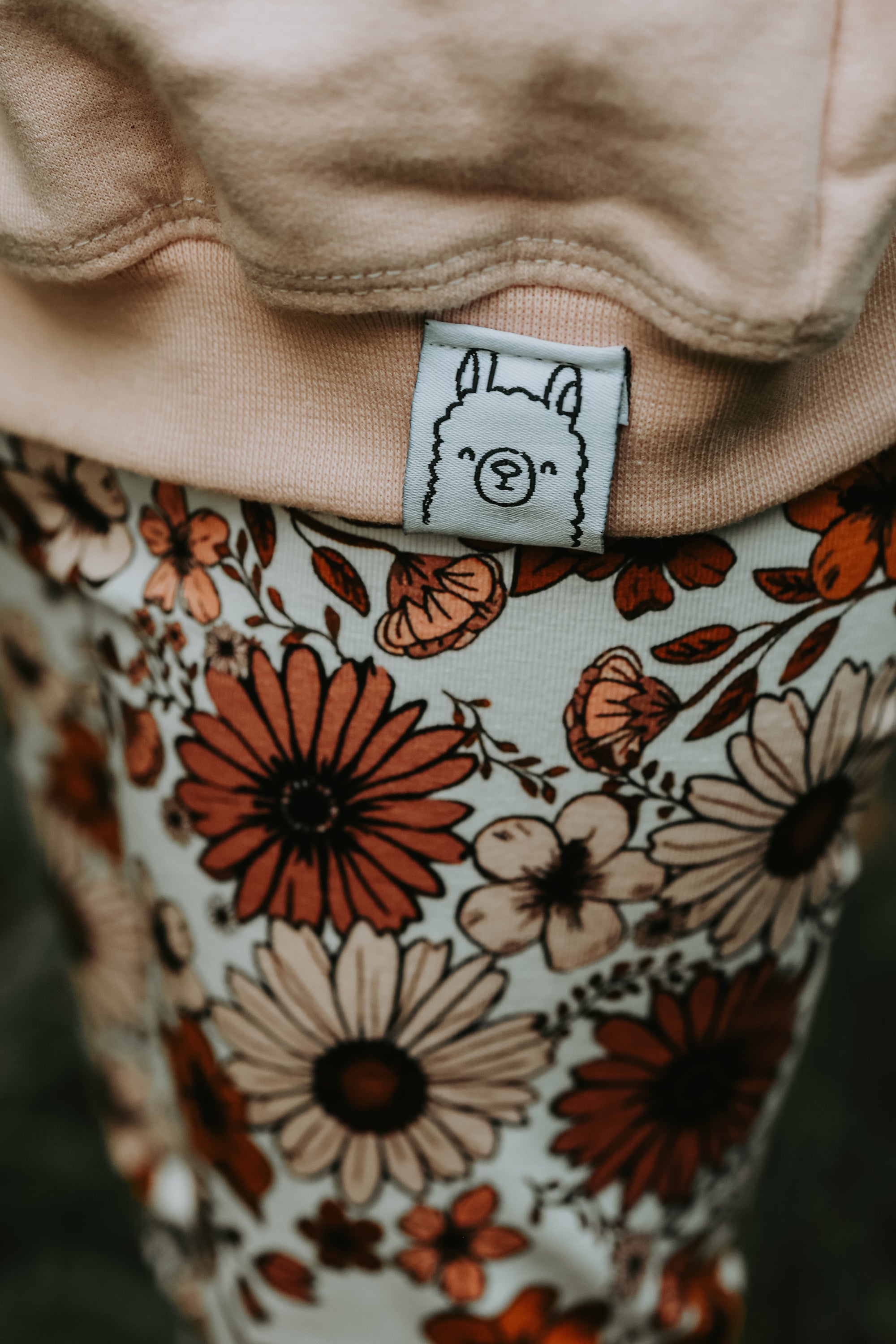 Kinderlegging jersey stof bloemenprint Madelief