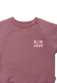 Afbeelding laden in Galerijviewer, Liliput “Bonjour” trui met subtiele smiley chest print