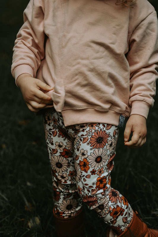 Handgemaakte zachte sweater voor meisjes in roze tint