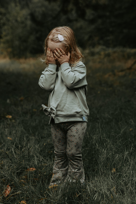 Sweater Strik oudgroen – Noa&Djé