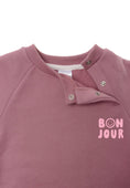 Afbeelding laden in Galerijviewer, Kindersweater in warme mauve tint, zachte katoenmix – Liliput Bonjour
