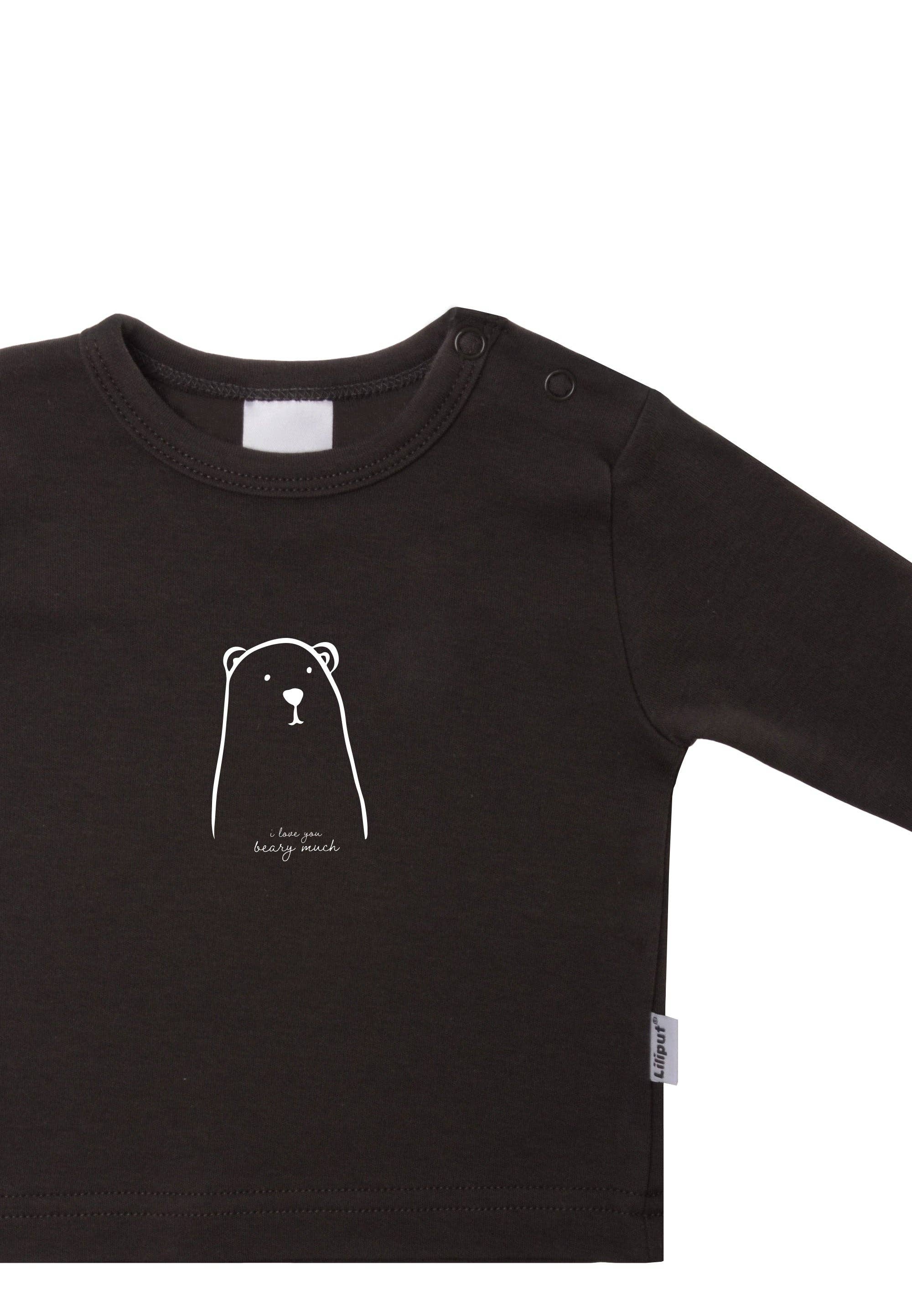 Liliput Longsleeve Antraciet - Beary Much