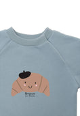 Afbeelding laden in Galerijviewer, Lichtblauwe kindersweater biologisch katoen – Liliput
