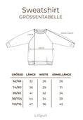 Afbeelding laden in Galerijviewer, maattabel liliput sweaters
