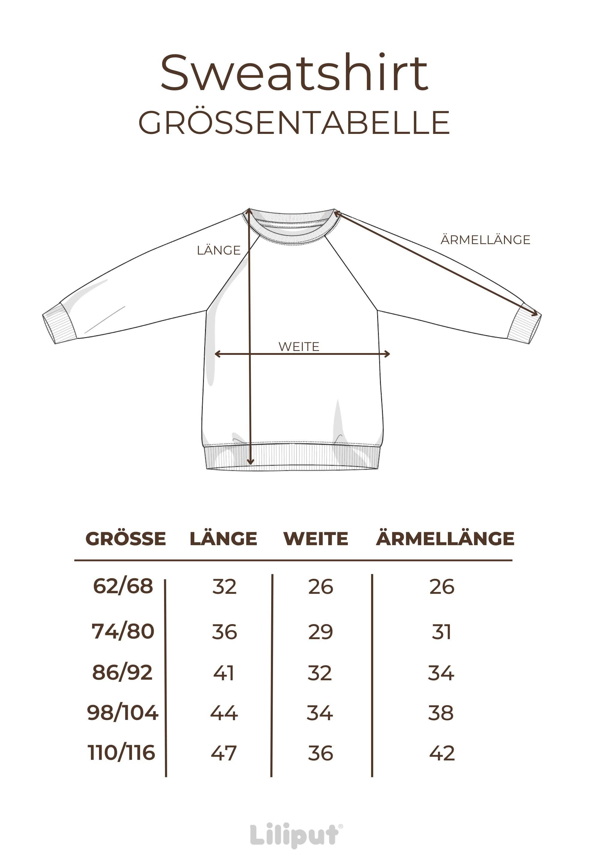 maattabel liliput sweaters