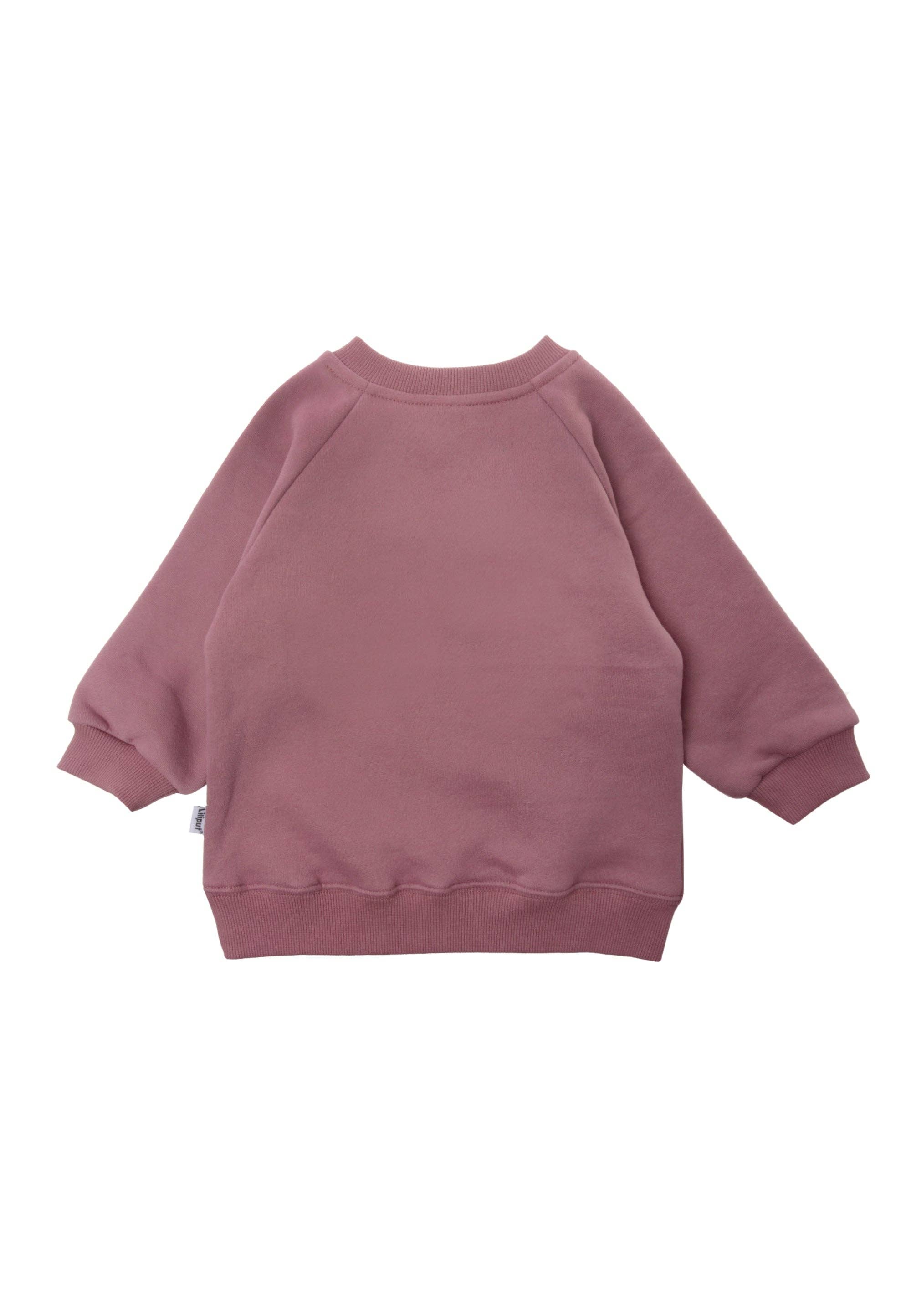 Achterkant Mauve trui voor kinderen