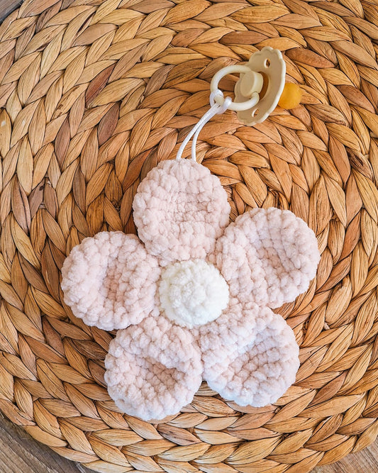 Bloem speenknuffeltje nude roze – Noa&Djé